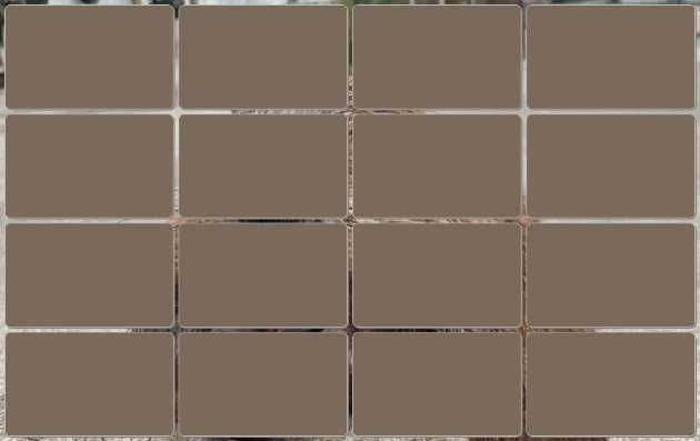 ビーバーしっぽ神経衰弱